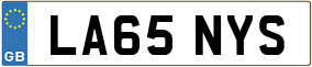 Truck License Plate